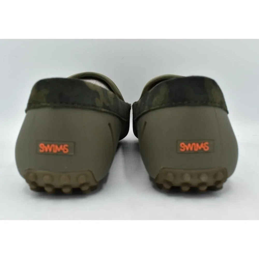 SWIMS‎ Mens Size 9 Luxe Driver Hickory Green Camo Camouflage Loafers Shoes